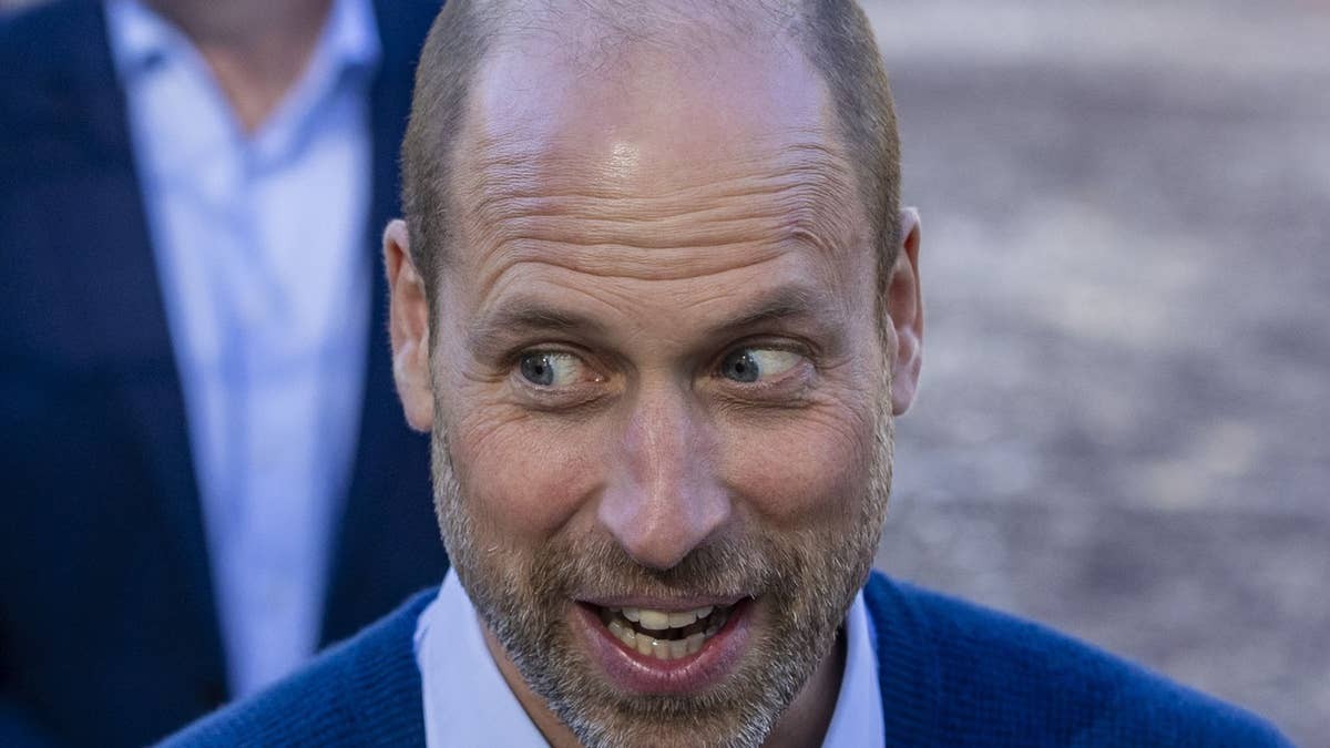 Prince William Declines Kiss on Cheek From Royal Fan in London
